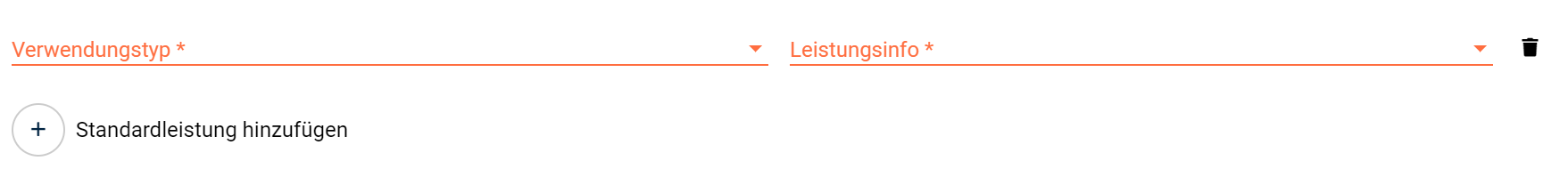 KonfigurationOEStandardleistung